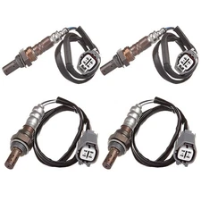 4pcs Front & Rear Air Fuel Ratio For 03-05 Jaguar S-Type 3.0L 4.2L Oxygen Sensor