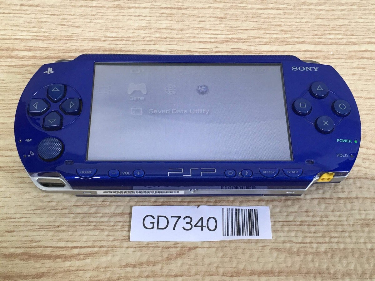 GD7340 No Battery PSP-1000 METALLIC BLUE SONY PSP Console