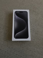 Apple iPhone 15 Pro Max Original Box Black Titanium 1TB Box Only