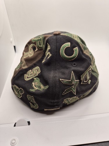 New Era 59FIFTY Camo MLB Baseball Cap Camouflage Fitted Hat Size 7 3/8 - Picture 5 of 8