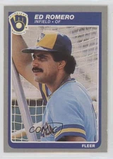 1985 Fleer Ed Romero #593