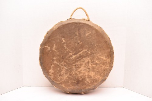Vintage Native American Hand Drum Horses 16.5" - Picture 2 of 13