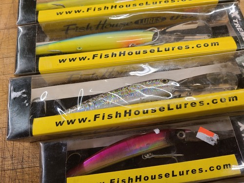 Lot of 6 ~ Fish House Xtreme 8" & 6"  Deep Sea Fishing Lure ~ #4 - Bild 4 von 7