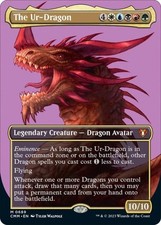 The Ur-Dragon (Borderless) -Foil Near Mint MTG Commander Masters