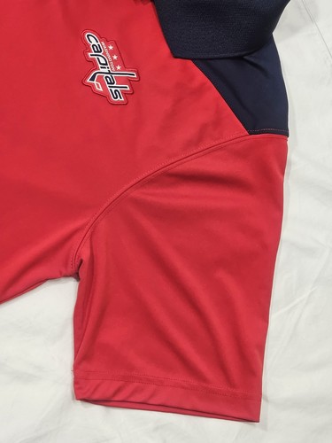 Reebok NHL Washington Capitals Polo Shirt Center Ice Collection Men's Medium - Picture 6 of 17