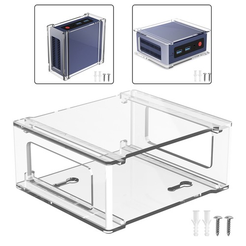 Support de bureau compact pour mini PC Beelink S12Pro économisez de l'espace avec style - Photo 7/14