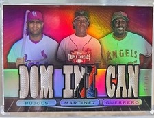 2007 Triple Threads Relic TTRC-2 (Dominican - Pujols, Vlad and Pedro). 11/36!