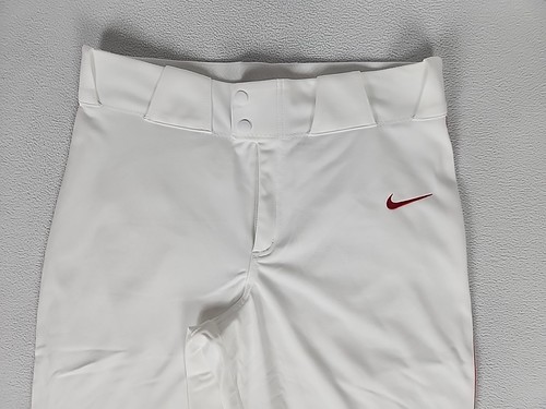 Pantalones de béisbol Nike Vapor Select de longitud completa con tubos para hombre M-2XL blancos BQ5489 - Imagen 4 de 12