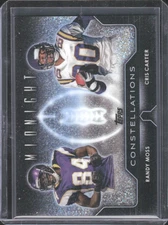 1998 Topps Midnight Constellations Randy Moss Cris Carter #C-1