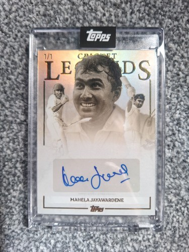 Topps 2025 Cricket Legends Vol 2 Mahela Jayawardene 1/1 Superfractor