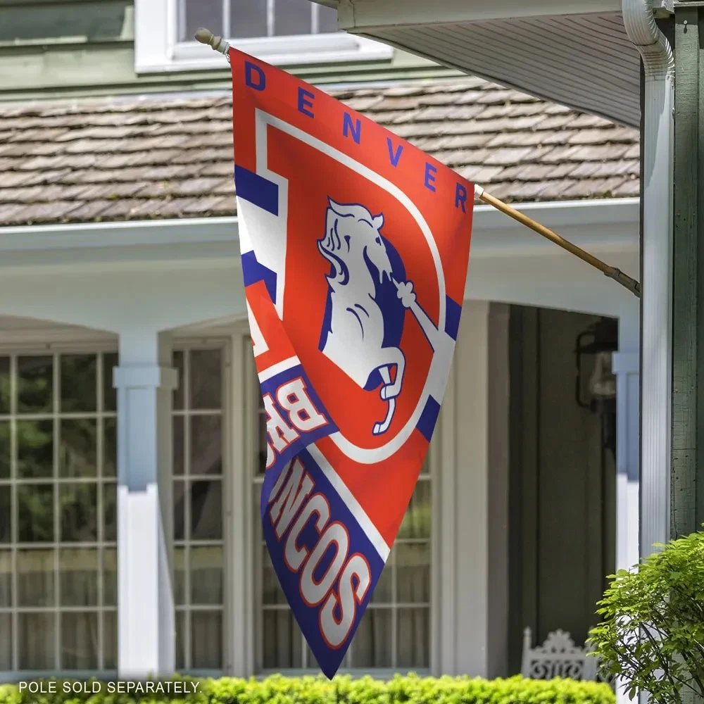 DENVER BRONCOS HOUSE FLAG FROM