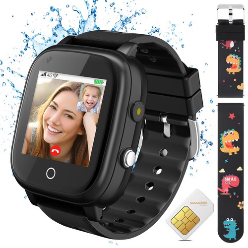 Reloj inteligente 4G para niños cámara rastreador GPS llamadas SOS relojes telefónicos - Imagen 43 de 53