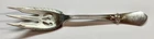 Scarce Antique Gorham Swiss pattern sterling silver pie pastry fork, monogram
