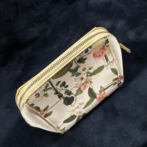 Ted Baker London Floral Zip Pouch Makeup Cosmetic Bag flower - Picture 3 of 8