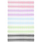 10Pcs Loose-leaf Binder Rings Plastic Notebook Binder Rings Scrapbook DIY