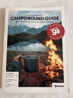 #ad 2023 NORTH AMERICAN CAMPGROUND GUIDE By GOOD SAMS 2022 Softcover $34.00