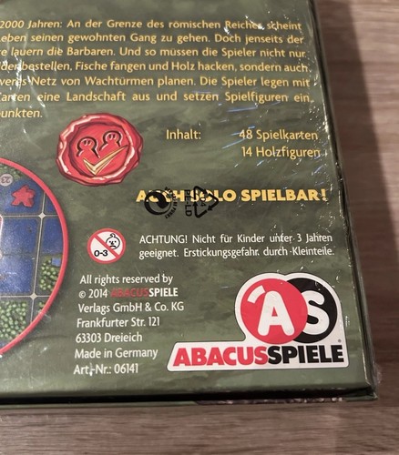Limes Brettspiel Retro Spieleklassiker Abacus Spiele 2014 Strategiespiel Neu - Bild 3 von 8