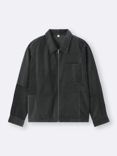 GU Uniqlo Corduroy Zip-Up Shirt Jacket - Men's Size M - product listing photo