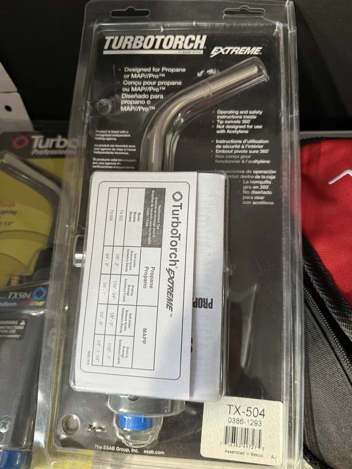 Turbotorch Extreme® Tx500 Series Self-Igniting Swirl Hand Torch, Tx-504 - Image 3 of 3