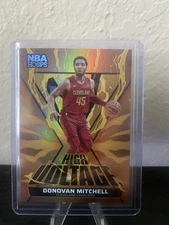2024-25 Panini NBA Hoops Donovan Mitchell High Voltage #8 Cleveland Cavaliers