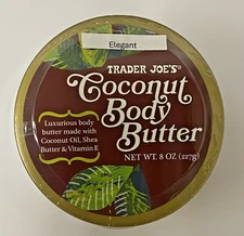 New Trader Joe's Body Butter With Coconut Oil & Shea Butter 8oz