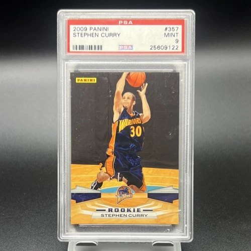 Panini 2009-10 Stephen Curry Rookie #357 Base PSA 9 Golden State Warriors