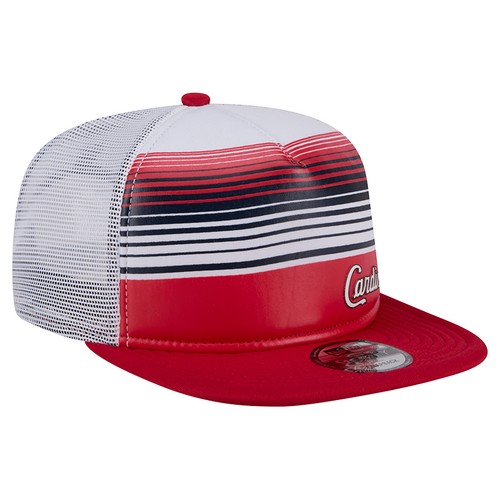 Men's New Era Red St. Louis Cardinals Team Horizon 9FIFTY A-Frame Trucker - 第 3/5 張圖片