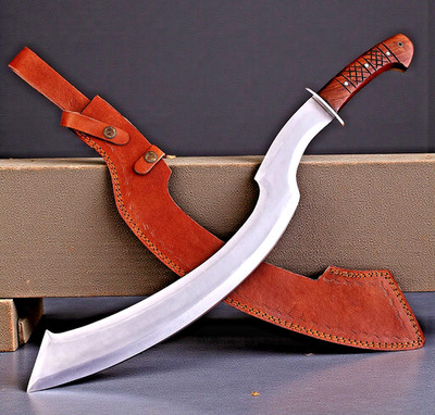Custom Hand Made Egyptian Khopesh Sword Forge High Carbon Steel Blade 2979