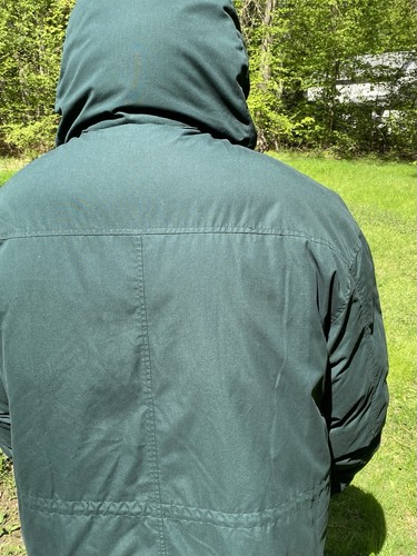 Eddie Bauer Goose Down Jacket 3XL Outdoor Mens Vintage Puffer Green Relax Size - Picture 3 of 22