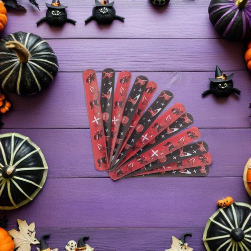 36 Stück Slap Armbänder: Armbänder für Halloween - Karate Slap Armbänder - - Bild 11 von 12