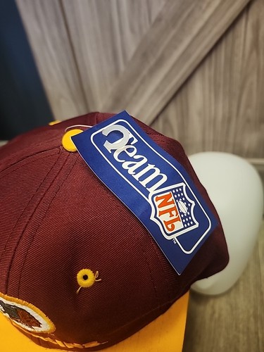 Vtg 90’s Competitor Washington Redskins Snapback Hat Cap Team NFL Logo 7 - Picture 6 of 9
