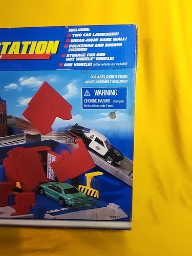 1998 Hot Wheels Police Station Playset #65696 Mattel Nos SEALED🔥(B) - Bild 5 von 17