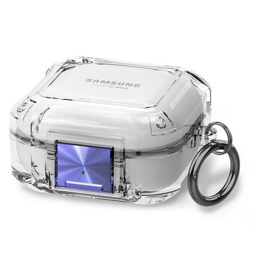 Funda Carcasa Transparente con Bloqueo para Samsung Galaxy Buds FE/2 Pro/2/Live/Pro Case - Imagen 16 de 19