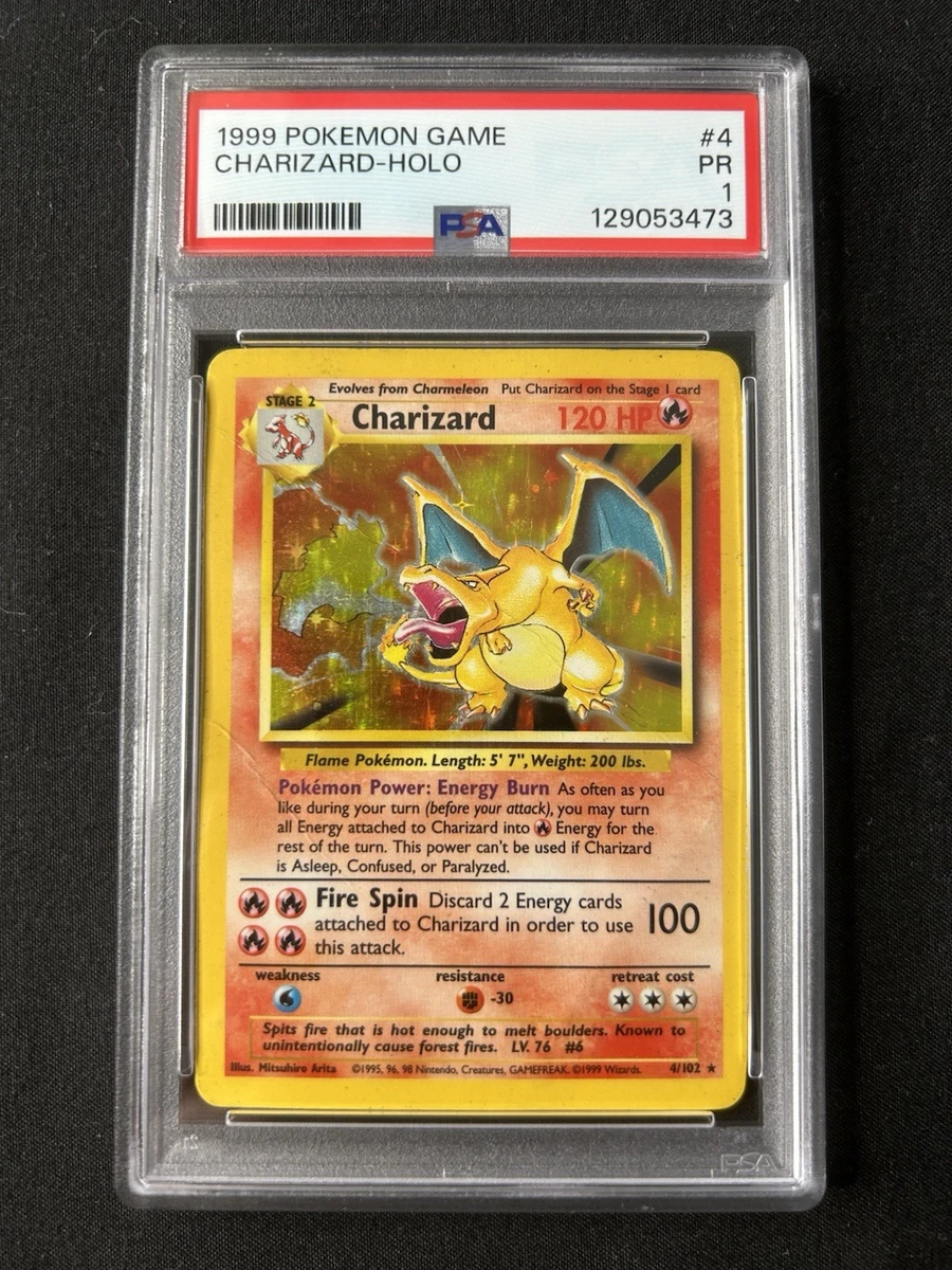 Pokémon TCG Base Set Grade 1 English Collectible Individual Card