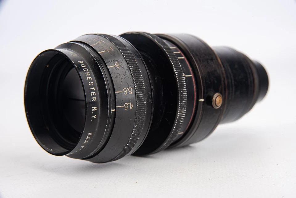 S Mount Kodak Telephoto 152mm f/4.5 Black Body Cine Lens with Hood V12 - Image 3 of 4