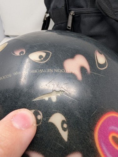 Vintage Kids Scooby Doo Cartoon Network Brunswick 10 Lbs Bowling Ball Y2k - Picture 10 of 10