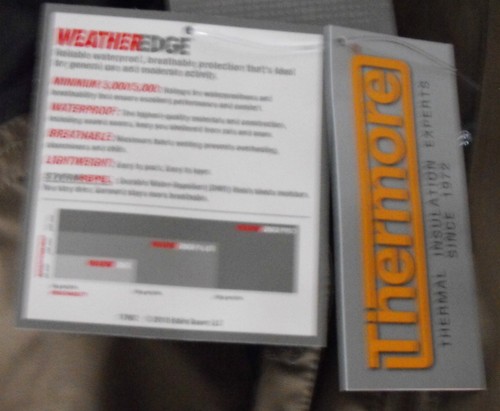 Eddie Bauer winter WeatherEdge Port Townsend Insulated Parka MEDIUM Coat Jacket - Picture 7 of 7