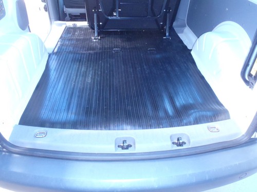 VW Caddy SWB current model Cargo Black Rubber Floor Mat. All About Vans - Picture 2 of 5