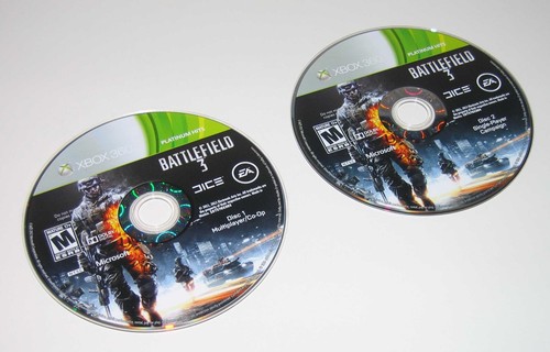 XBOX 360 Battlefield 3 (2 Discs) USED Disc Case Manual Works Great - Picture 2 of 7