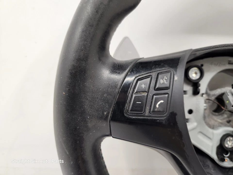 ✅ 08-13 OEM BMW M3 E90 E92 E93 DCT Volante Deportivo Cuero con Palancas de Cambio * Foto 3 de 4