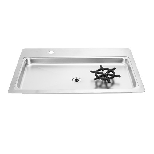 1 Set Stainless Steel Automatic Glass Rinser/Washer With Push Button Type Faucet - Picture 10 of 21
