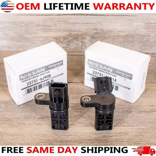 2Pcs OEM Camshaft sensors & Crankshaft Position Sensor for Infiniti G35 I35 350Z