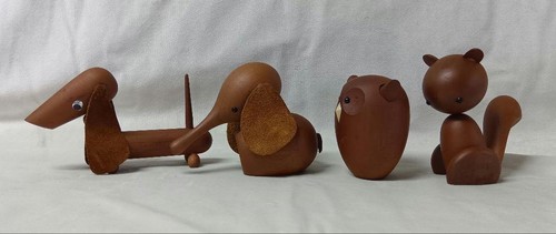 Senshukai Royal Pet Set Of 19 Scandinavian Animals Wood Animal - Picture 6 of 16
