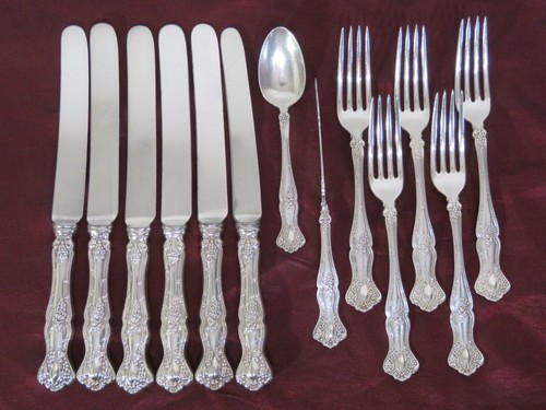 Rare 1847 Rogers Silverplate "Grapes" Flatware 13 Replacement Pieces uu - Picture 1 of 6