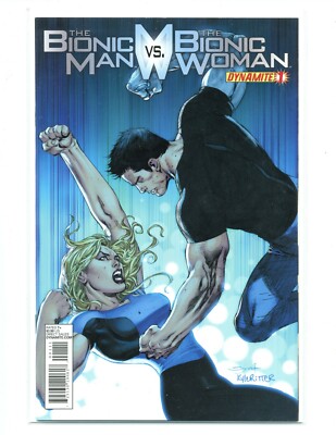 Dynamite The Bionic Man Vs. The Bionic Woman Comic book Issue #1 | eBay