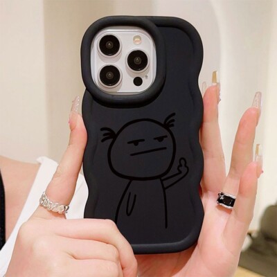 For Various Phone Cool Girl Hot Cute Wave ShockProof Back Case Cover Personality