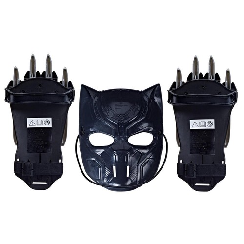 Black Panther Warrior Set Costume Accessory Pack Mask Claws Avengers Toys Kids - Picture 2 of 9
