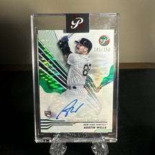 2024 Topps Pristine Austin Wells Encased RC Auto Green /150🔥HOT🔥ROY?🚨
