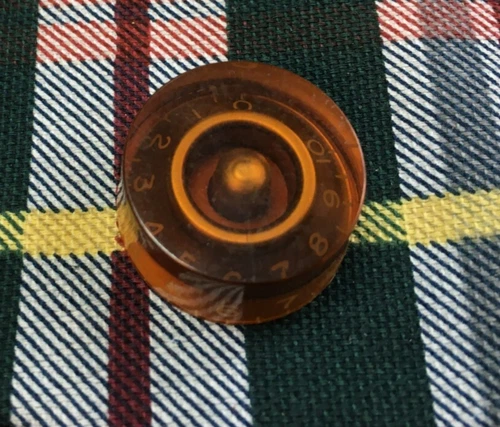 Amber Gibson Speed Knob, can fit Les Paul SG L6S vintage vibe