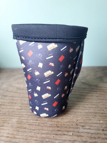 Lot of Reusable Iced Coffee Cup Sleeve Neoprene Insulated Cup Holder with Handle - Bild 12 von 13